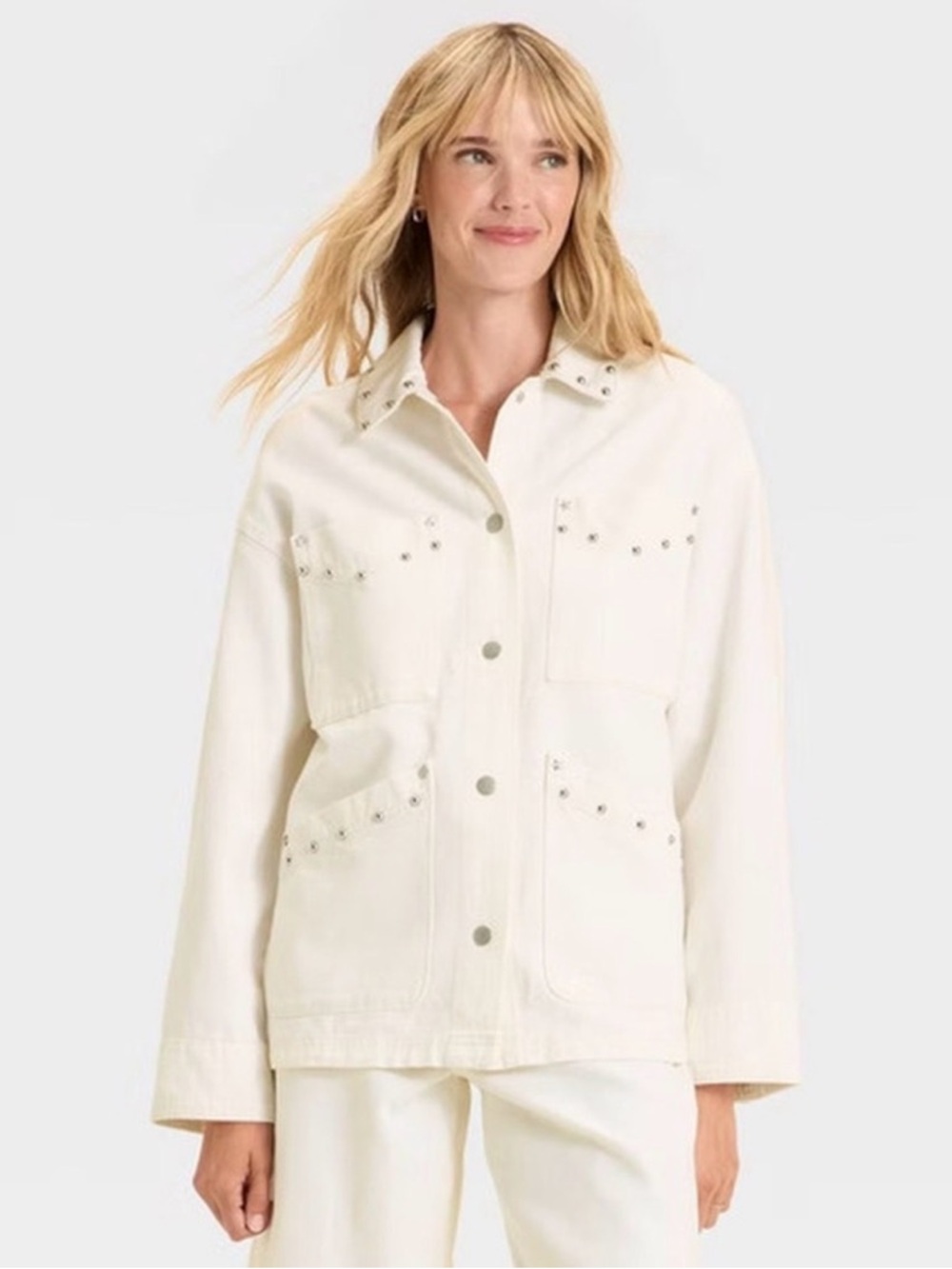 Universal Thread Stud-Trim Denim Jacket